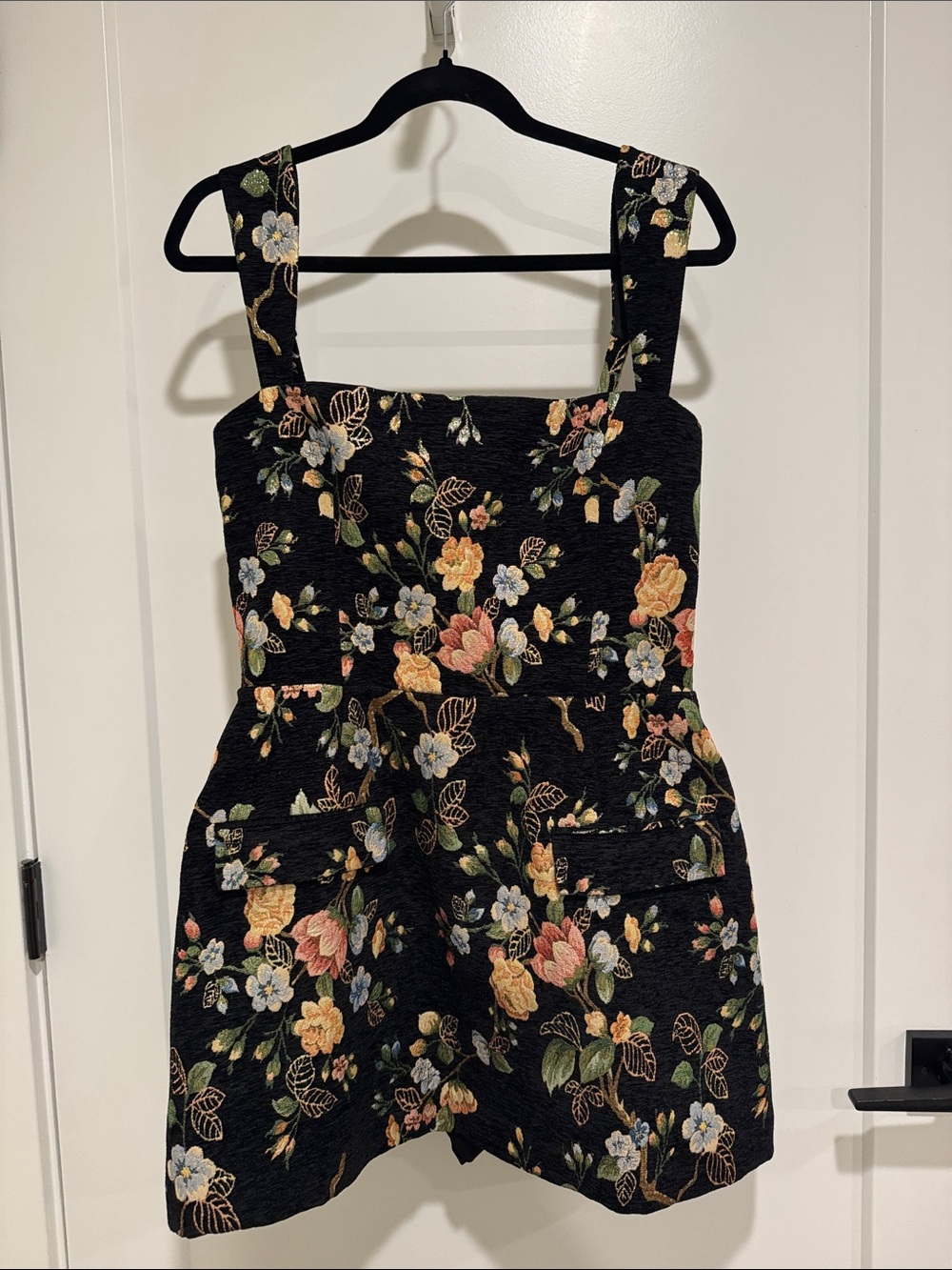 Amanda Uprichard jacquard Bethany romper